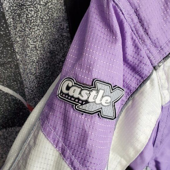 Castle X rider heavy winter coat w/multiple pockets & size L - Picture 13 of 14